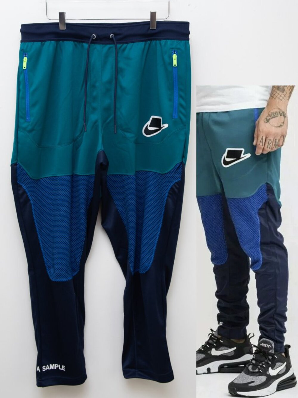 Nike INNOVATION Track Pants BV4550-381 Teal Royal Blue Big & Tall Size XXL New